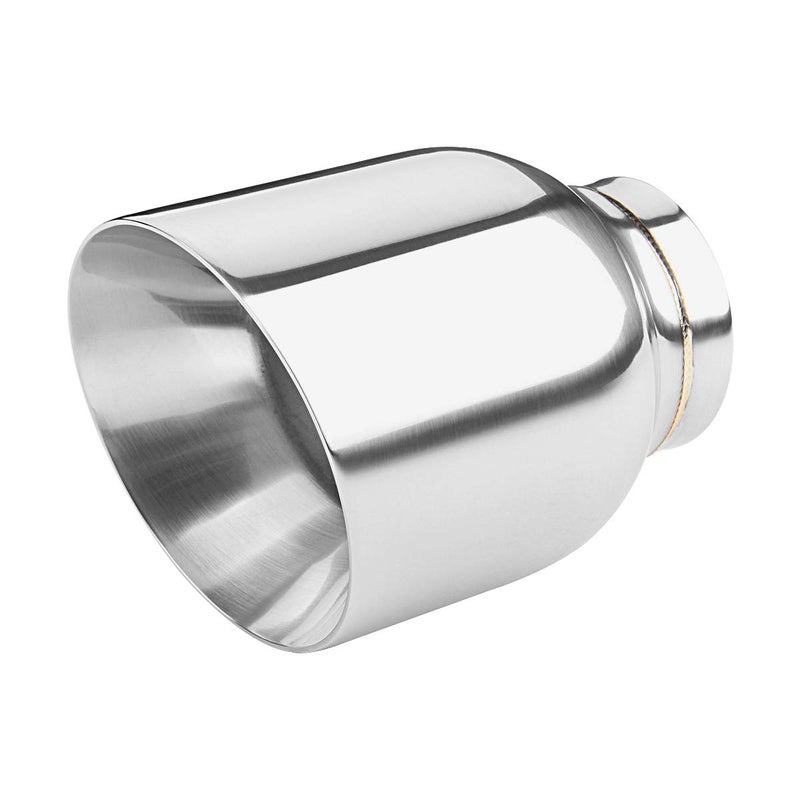 LCGP 2.5" to 4" Diesel Exhaust Tip, 5" Overall Length, Double Wall Design - Image 1